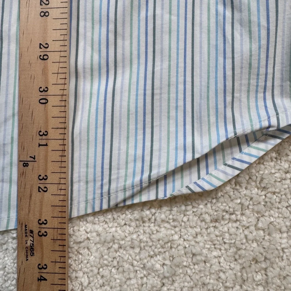 Tommy Bahama Button Down Shirt Mens XXXL Striped‎ Sarasota Stretch Long Sleeve